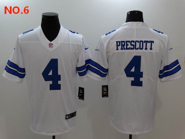 Men's Dallas Cowboys #4 Dak Prescott Jerseys NO.6;